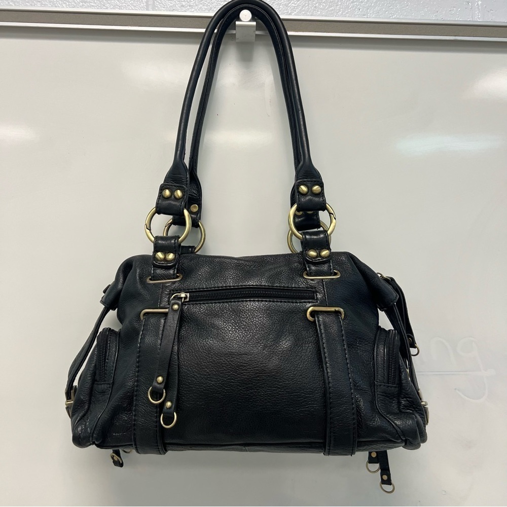 Vera Pelle Italian leather satchel shoulder bag